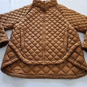 Athleta whisper featherless jacket woman's size XL full zip
